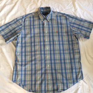 Plaid Ralph Lauren short sleeve shirt